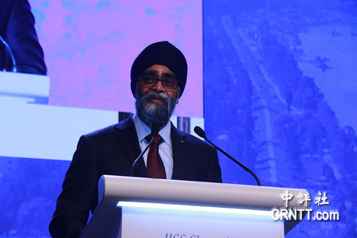 加拿大国防部长哈吉特·萨吉安(harjit s sajjan(中评社 臧涵摄)