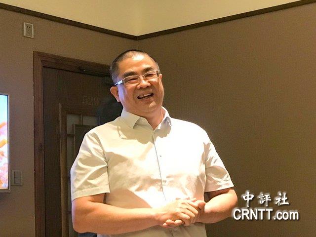 广州市台湾同胞联谊会会长叶耀华(中评社 蒋继平摄)